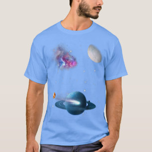 T-shirt Système solaire spatial Galay Astronaut Universe P