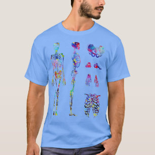 T-shirt Système squelettique du corps humain