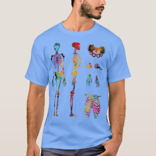 T-shirt Système squelettique du corps humain 1