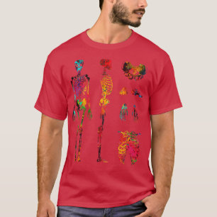 T-shirt Système squelettique du corps humain 1