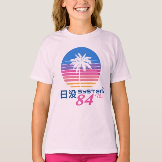 T-shirt Système Sunset 84 V01 (Devant)