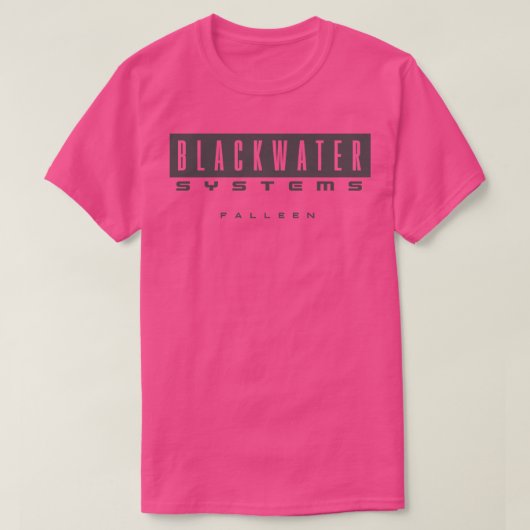T-shirt Systèmes Blackwater (Design devant)
