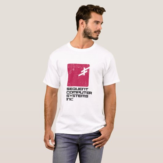 T-shirt Systèmes informatiques Sequent (Devant entier)