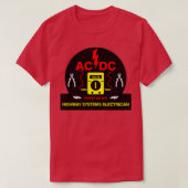 T-shirt Systèmes routiers Électricien Apprentice Sparky Do (Design devant)