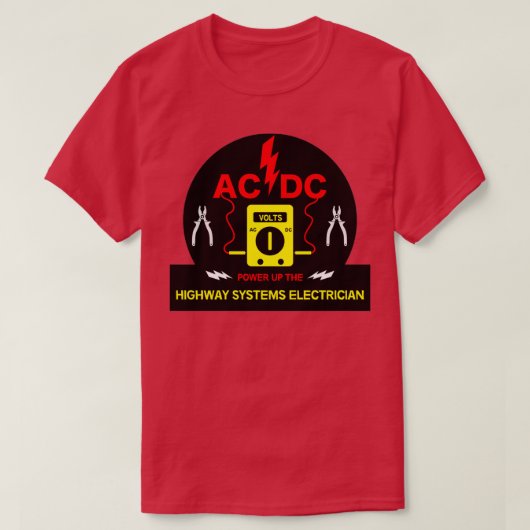 T-shirt Systèmes routiers Électricien Apprentice Sparky Do (Design devant)