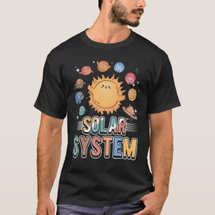 T-shirt Systèmes Solaires Planètes Et Espace Scientifique
