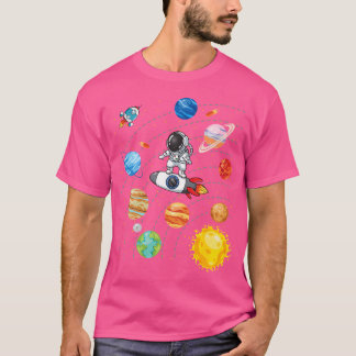 T-shirt Systèmes solaires Planètes Science Astronaut spati