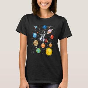 T-shirt Systèmes solaires Planètes Science Astronaut spati