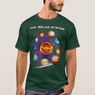 T-shirt Systèmes solaires Planètes Science Astronomie spat