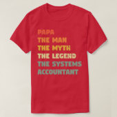 T-shirt Systems Accountant Drôle cadeau pour lui Systems A (Design devant)