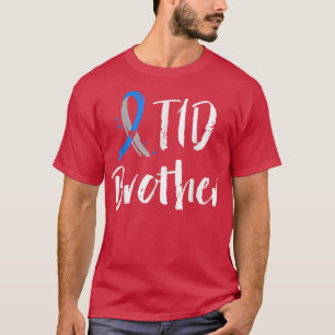 T-shirt T1D Chemise Frère Type 1 Sensibilisation au diabèt