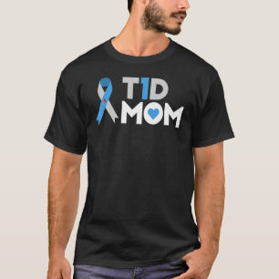T-shirt T1D Maman Diabète Sensibilisation Type 1 Insulte M