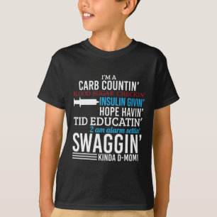 T-shirt T1d Mère diabétique Type 1 Sensibilisation au diab