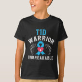 T-shirt T1d Warrier Unbreakable Diabetes Awareness Mois B (Devant)