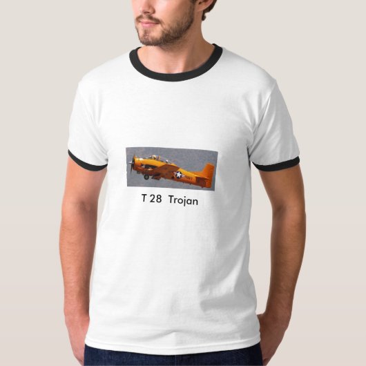 T-shirt T28 POC jaune, Trojan de T 28 (Devant)