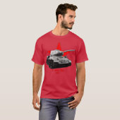 T-shirt T3485 Military tank WW2 (Devant entier)