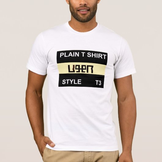 T-SHIRT T3 SIMPLE (Devant)