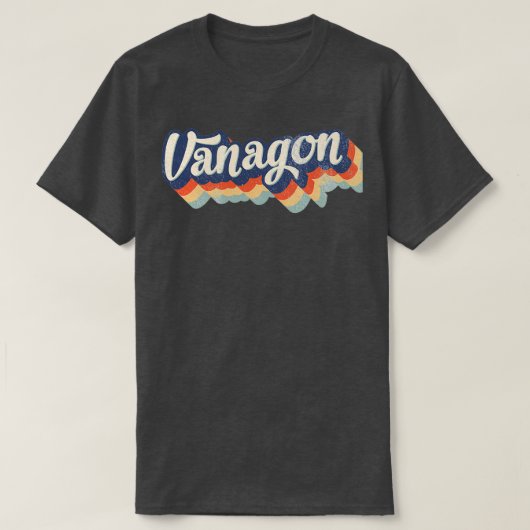 T-shirt T3 Vanagon Retro 80s Bulli Bus (Design devant)