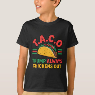 T-shirt T.a.c.o Trump Abandonne Toujours Courageusement Ta