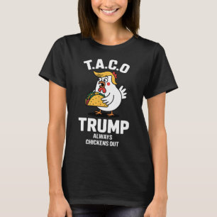 T-shirt T.a.c.o Trump Abandonne Toujours Funny Anti Trump