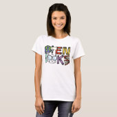 T-shirt T à manches longues pour femmes (Devant entier)