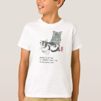 T-American Apparel enfant amoureux des chats