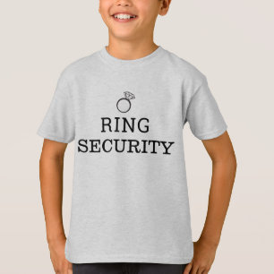 T-Shirt T-Bearer du Mariage de sécurité de la cein