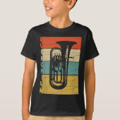 T-shirt T-cadeau Euphonium Marching Band (Devant)