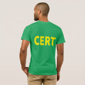 T-shirt T Casual Vert (Dos entier)