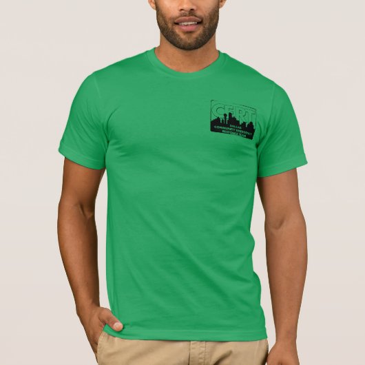 T-shirt T Casual Vert (Devant)