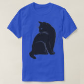 T-shirt T chat noir (Design devant)