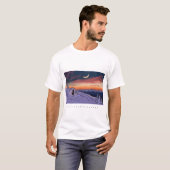 T-shirt T Chemise Alpenglow Sunset Mountain T (Devant entier)