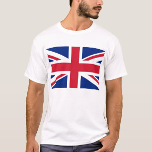 T-shirt T chemise avec drapeau du Royaume-Uni