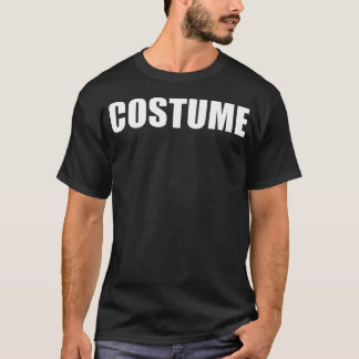 T-shirt T Chemise Qui Dit Costume Halloween Hommes Simples