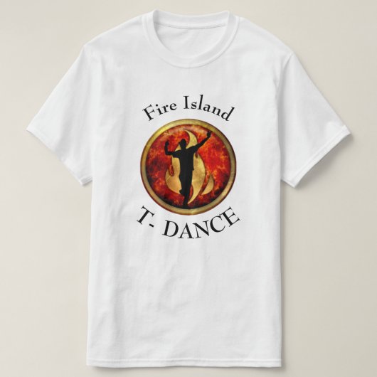 T-shirt T-Dance de l'île Fire (Design devant)