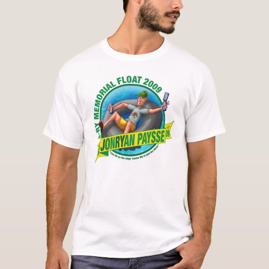 T-shirt T de base des hommes (blanc) (Devant)