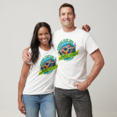 T-shirt T de base des hommes (blanc) (Unisexe)