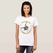 T-shirt T de bateau de hochet (Devant entier)