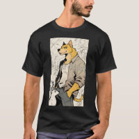 T de chien anthropomorphe "Just Chillin" - Chemise