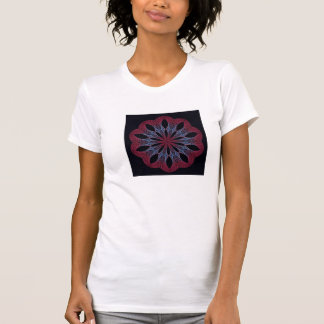 T-shirt T de fractale (automne Blossom-2 ZXK) de Women's