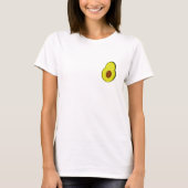 T-shirt T de Frocket des femmes mignonnes d'avocat (Devant)