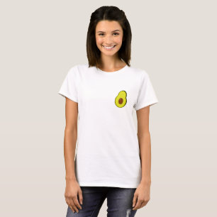 T-shirt T de Frocket des femmes mignonnes d'avocat