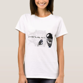 T-shirt T de logo de robot du Cygnus X-1 et peu