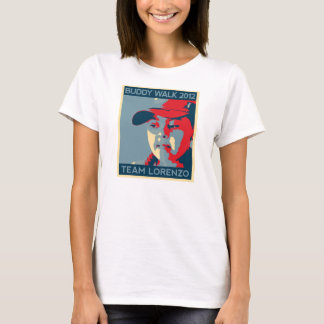 T-shirt T des femmes de Lorenzo d'équipe