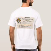 T-shirt T des hommes (Dos)