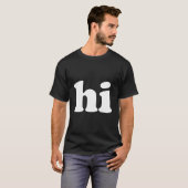 T-shirt T dit Hi (Devant entier)