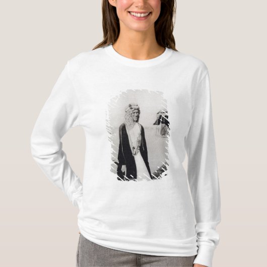 T-shirt T.E. Lawrence dans la robe arabe (photo de b/w) (Devant)