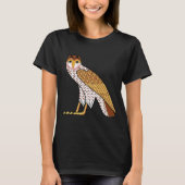 T-shirt t Egyptian Owl Bird Hieroglyphic (Devant)