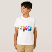 T-shirt T est pour Tapir (Devant entier)
