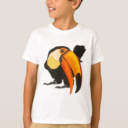 T-shirt T est pour Toco Toucan (Devant)